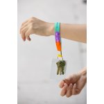 Poppy Pop Stress Keychain