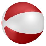 WHITE WITH RED