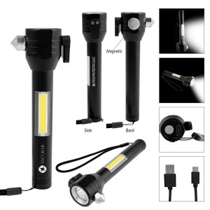 Rechargeable COB Safety Multi-Tool