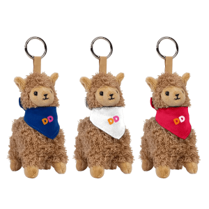 Bahama Breeze Llama Plush Keychain