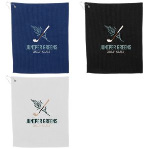 Waffle Weave Eco Golf Towel