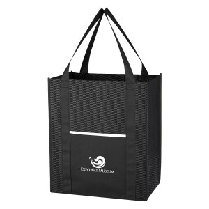 Wavy Pocket Polypropylene Shopper