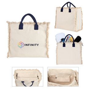 Fringe Factor Canvas Tote