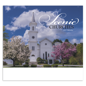 Scenic Churches - Stapled Calendar