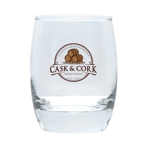 Full Color 6 oz Whiskey Glass