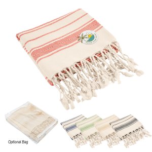 Tassel Shores Cotton Beach Blanket