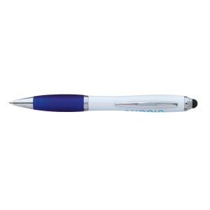 Hourglass White Barrel Stylus Pen