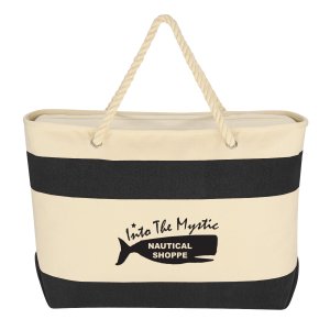Sailaway Canvas Tote with Rope Handles