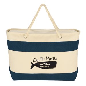 Sailaway Canvas Tote with Rope Handles