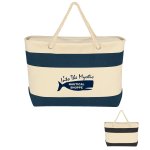 Sailaway Canvas Tote with Rope Handles