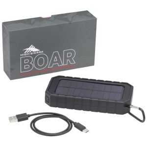 High Sierra IPX 5 Solar Fast Wireless Power Bank