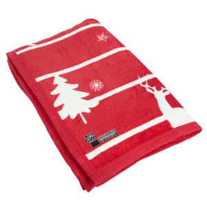 Cabin Pines Holiday Blanket
