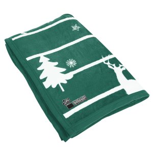 Cabin Pines Holiday Blanket