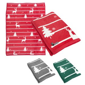 Cabin Pines Holiday Blanket