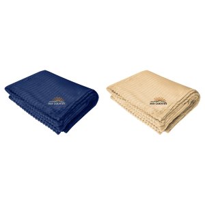 50" x 60" Recycled Ribbed Flannel Blanket