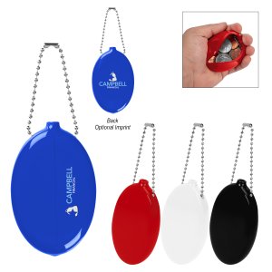 Classic Squeeze Coin Holder Keychain