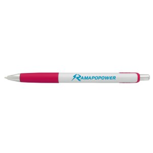 Wavy Clip Recycled Rubber Grip Pen