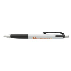 Wavy Clip Recycled Rubber Grip Pen