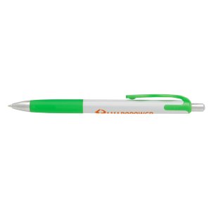 Wavy Clip Recycled Rubber Grip Pen
