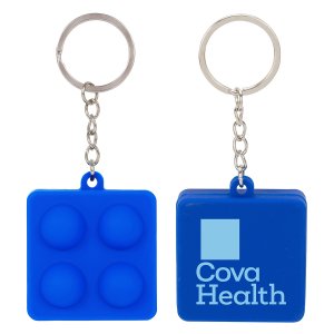 Square Pop-It Fidget Key Ring