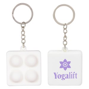 Square Pop-It Fidget Key Ring