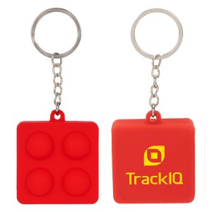 Square Pop-It Fidget Key Ring