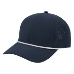 Navy Blue With White