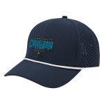 Navy Blue With White