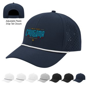 Polyester Performance Water-Resistant Cap