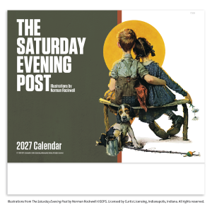 The Saturday Evening Post Illustrations by Norman Rockwell – Stapled Calendar