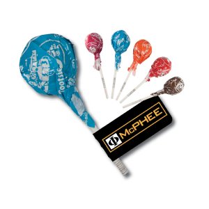 Tootsie Roll Pop with Flag