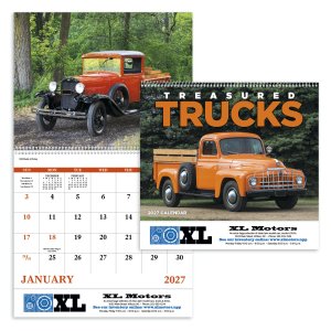 Treasured Trucks - Spiral Calendar