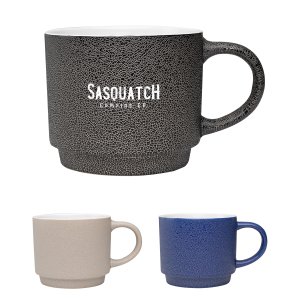 Artisan Pebble Glaze Ceramic Mug 18 oz