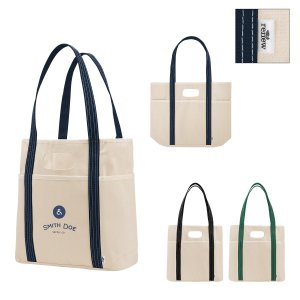 Market Day Canvas Pocket Tote