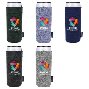 Koozie Heather Collapsible Slim Can Cooler