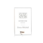 Vertical Rectangle/Gold