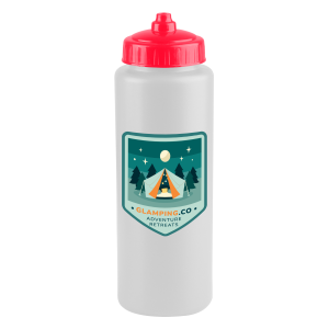 Hydrate & Play Sport Bottle with Valve Lid - 32 oz.