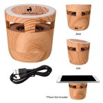 Tech Harmony Woodgrain Charger Speaker
