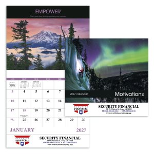 Motivations - Stapled Calendar