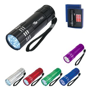 9 LED Aluminum Pocket Flashlight