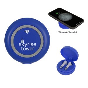 Pocket Jam Wireless Earbuds with Qi Stand