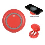 Pocket Jam Wireless Earbuds with Qi Stand