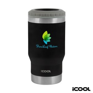 iCOOL Oswego 14 oz. Double Wall Stainless Steel Can Cooler / Tumbler