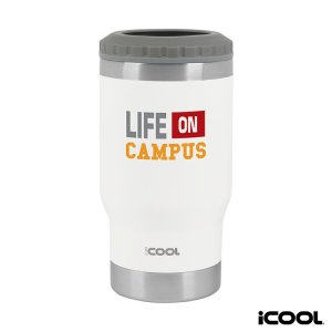 iCOOL Oswego 14 oz. Double Wall Stainless Steel Can Cooler / Tumbler