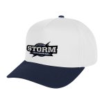 White With Navy Blue