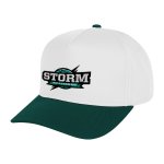 White With Forest Green