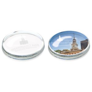 Clearview Oval Paperweight