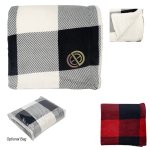 Plaid Comfort Sherpa Blanket