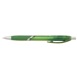 ClearView Chrome Accent Blue Ink Pen