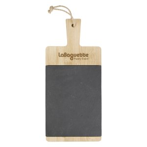 Bamboo and Slate Serving Board